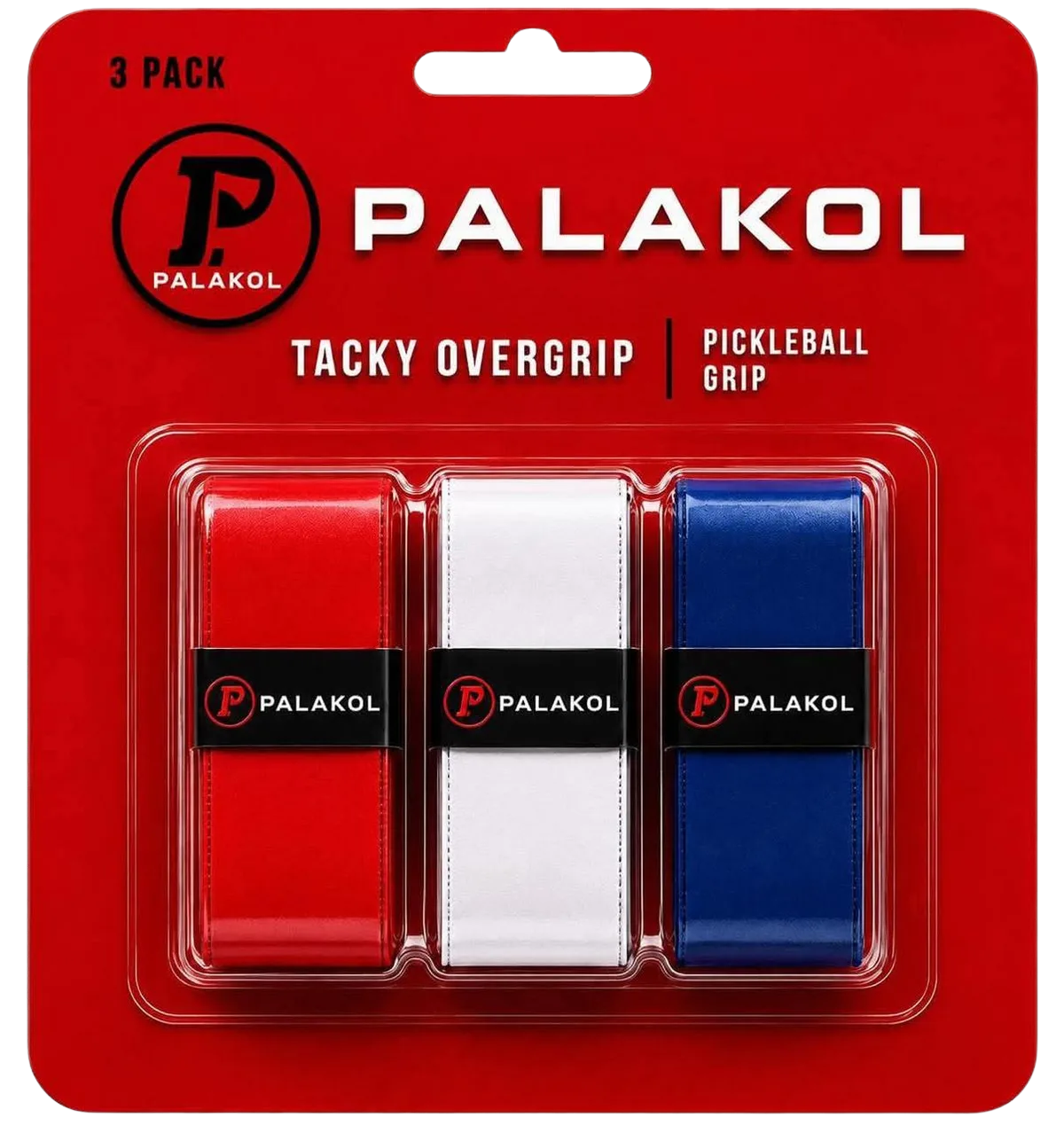 Palakol Tacky Overgrip in Red White Blue