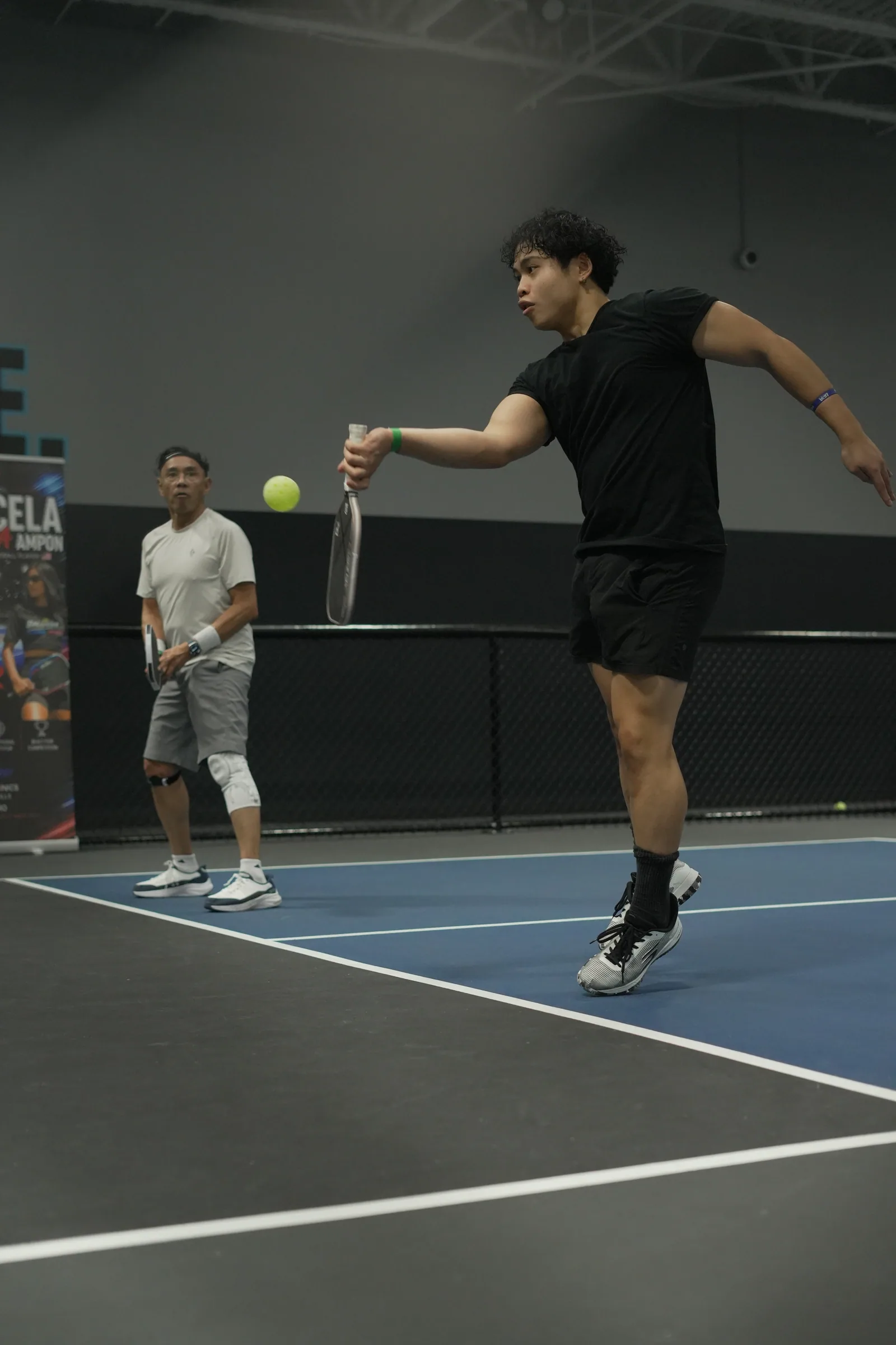 Team Palakol player driving the ball during competitive play
