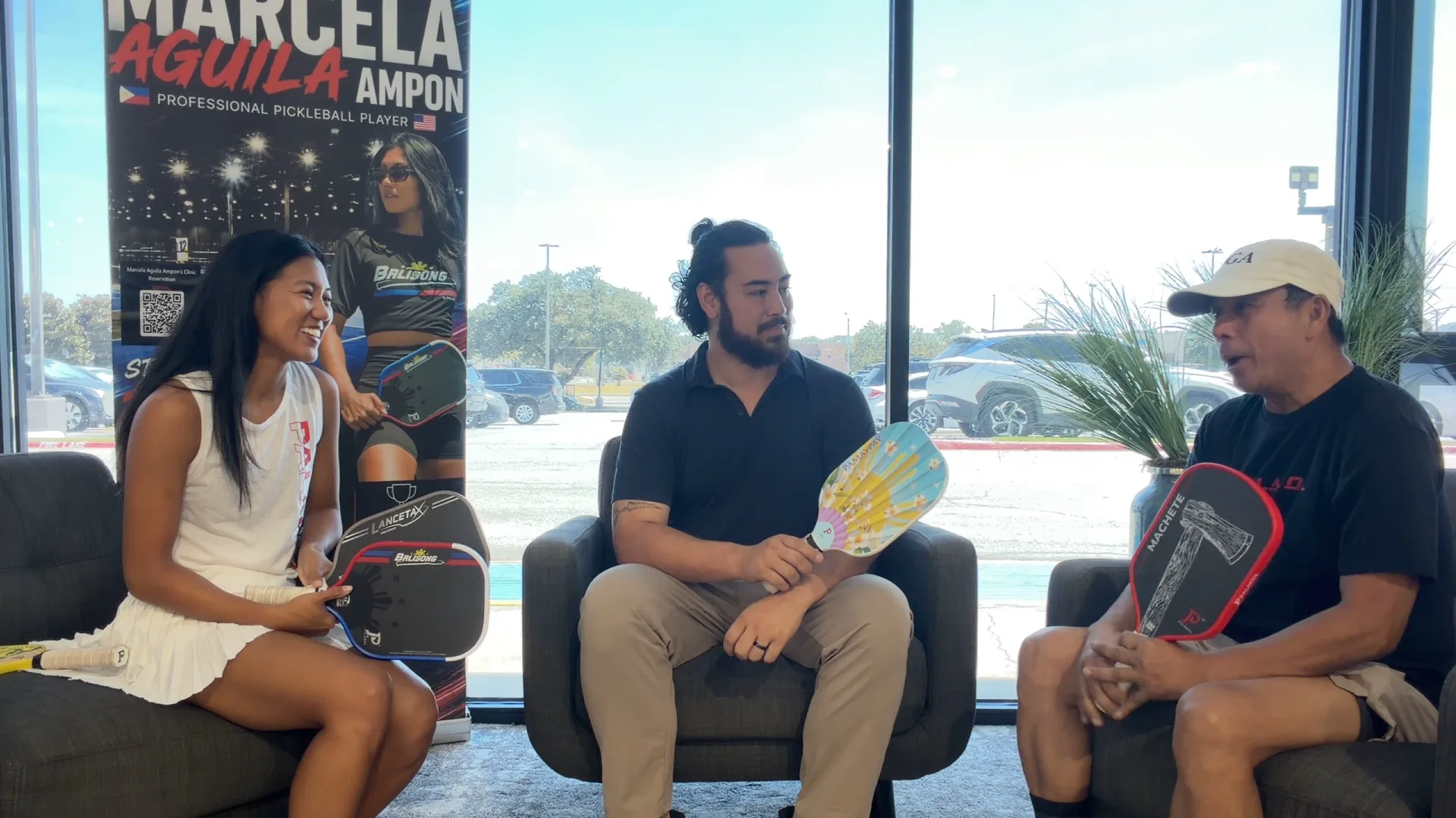 Marcela Aguila Ampon and the Palakol team during their podcast conversation